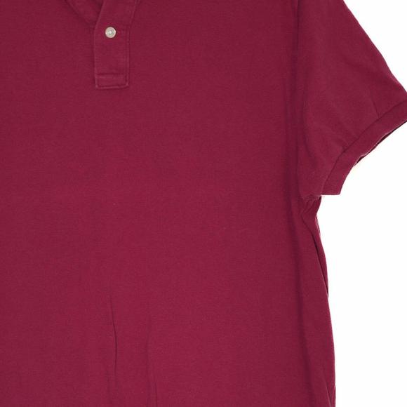 Old Navy Men Red Cotton Golf Polo Shirt Collared Short Sleeve Lightweight Sz XL - Picture 5 of 6